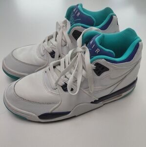 Rare Nike Air Flight 89 Emerald And Grape
